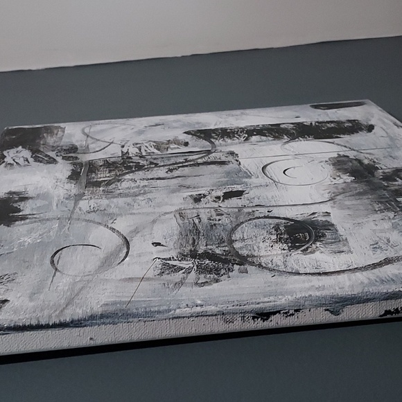 Black and White abstract 14x14 - Picture 4 of 4